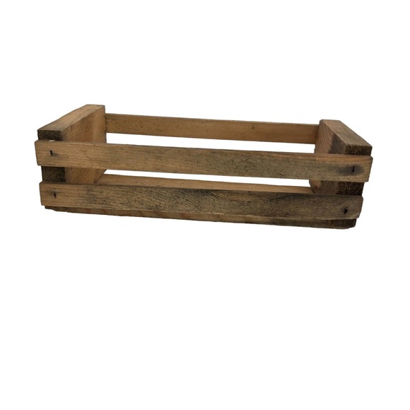 Napa Valley Wooden Storage Holder Rack Shelf Crate Cassette Tape Media - Picture 5 of 8